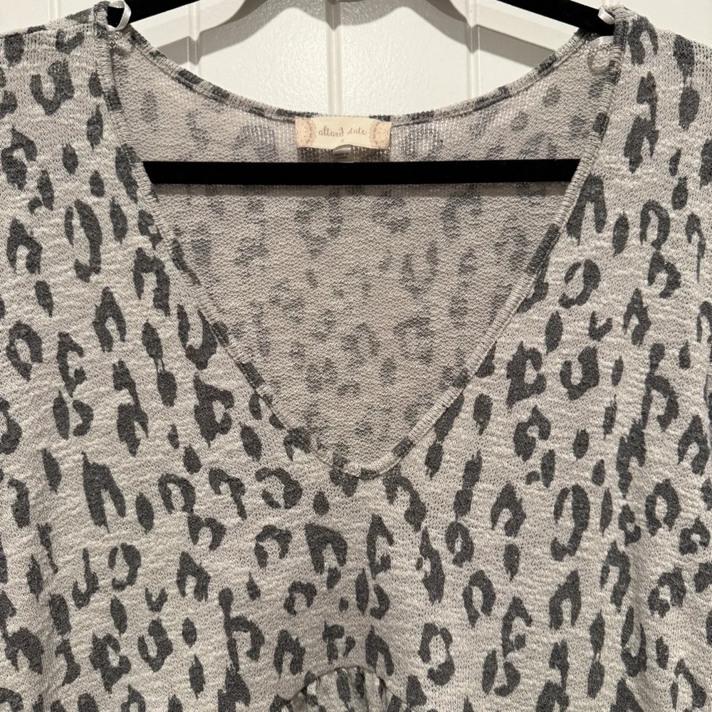 Altar'd State Leopard Print Blouse - Picture 5 of 11